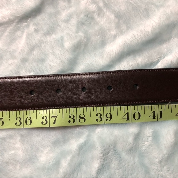 NWOT Brown/Black Reversible Belt Leather Belt Size 38" - Picture 7 of 7